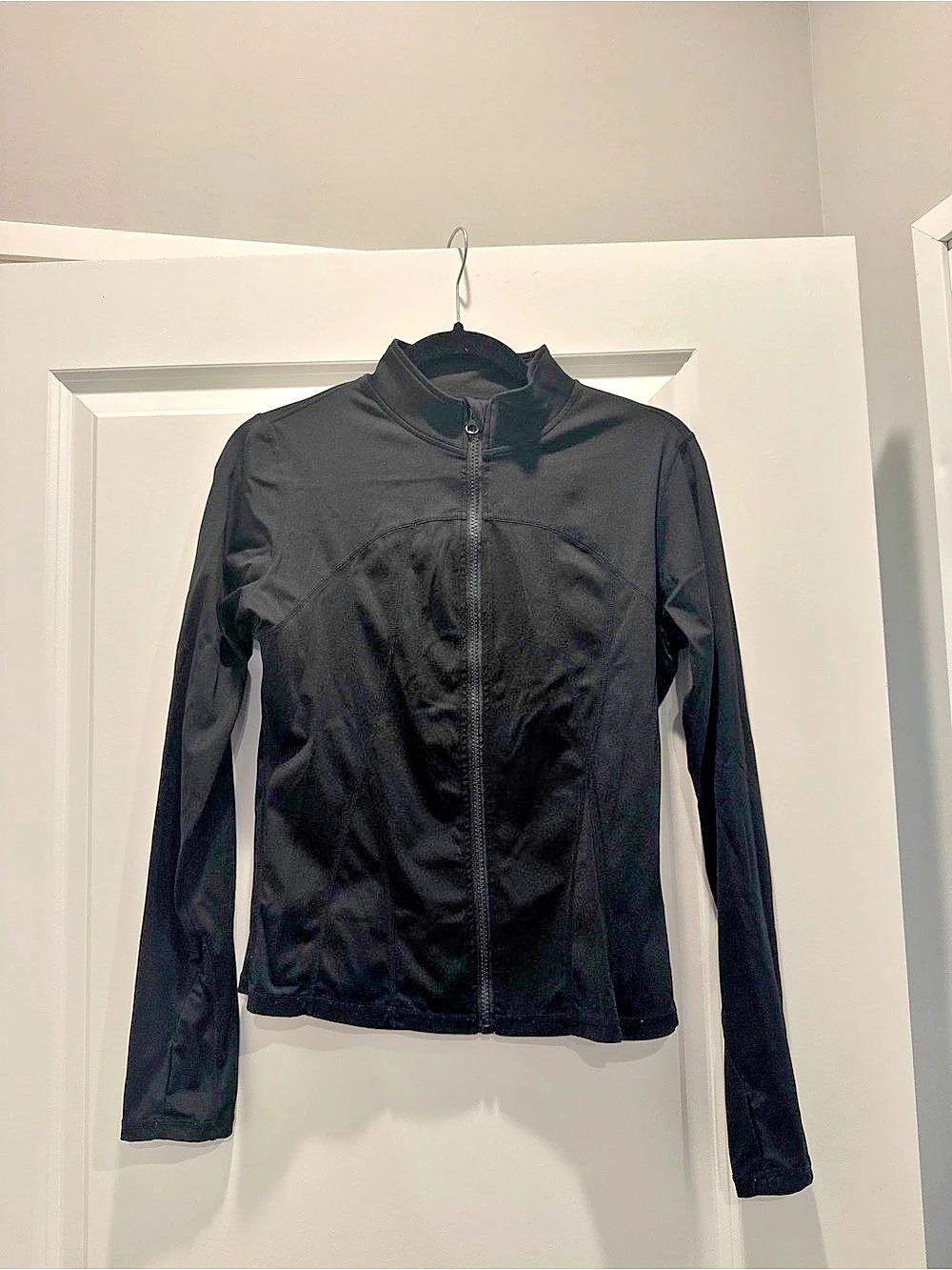 Define Jacket Black Zip Front Jacket